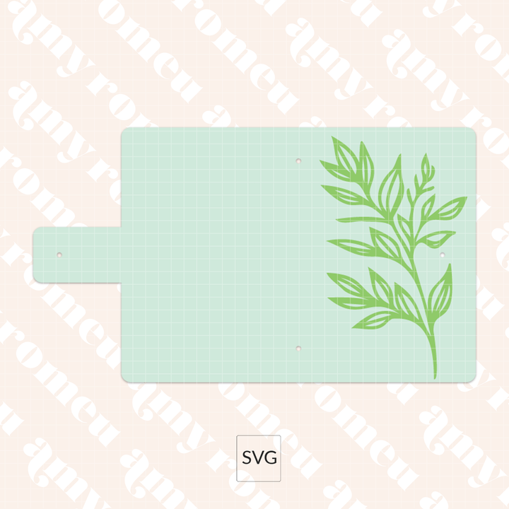 Faux Leather Spring Notebook Covers SVG