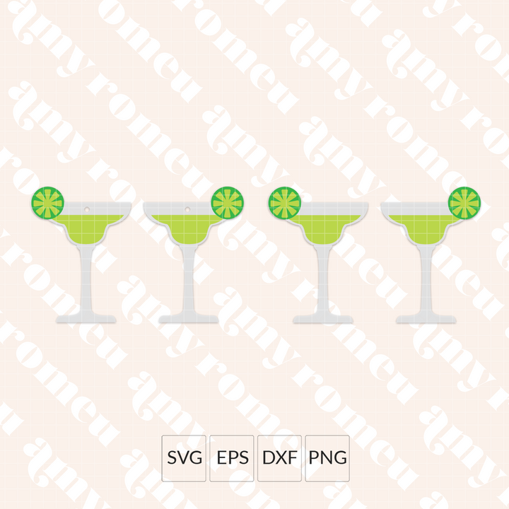 Margarita Earrings SVG