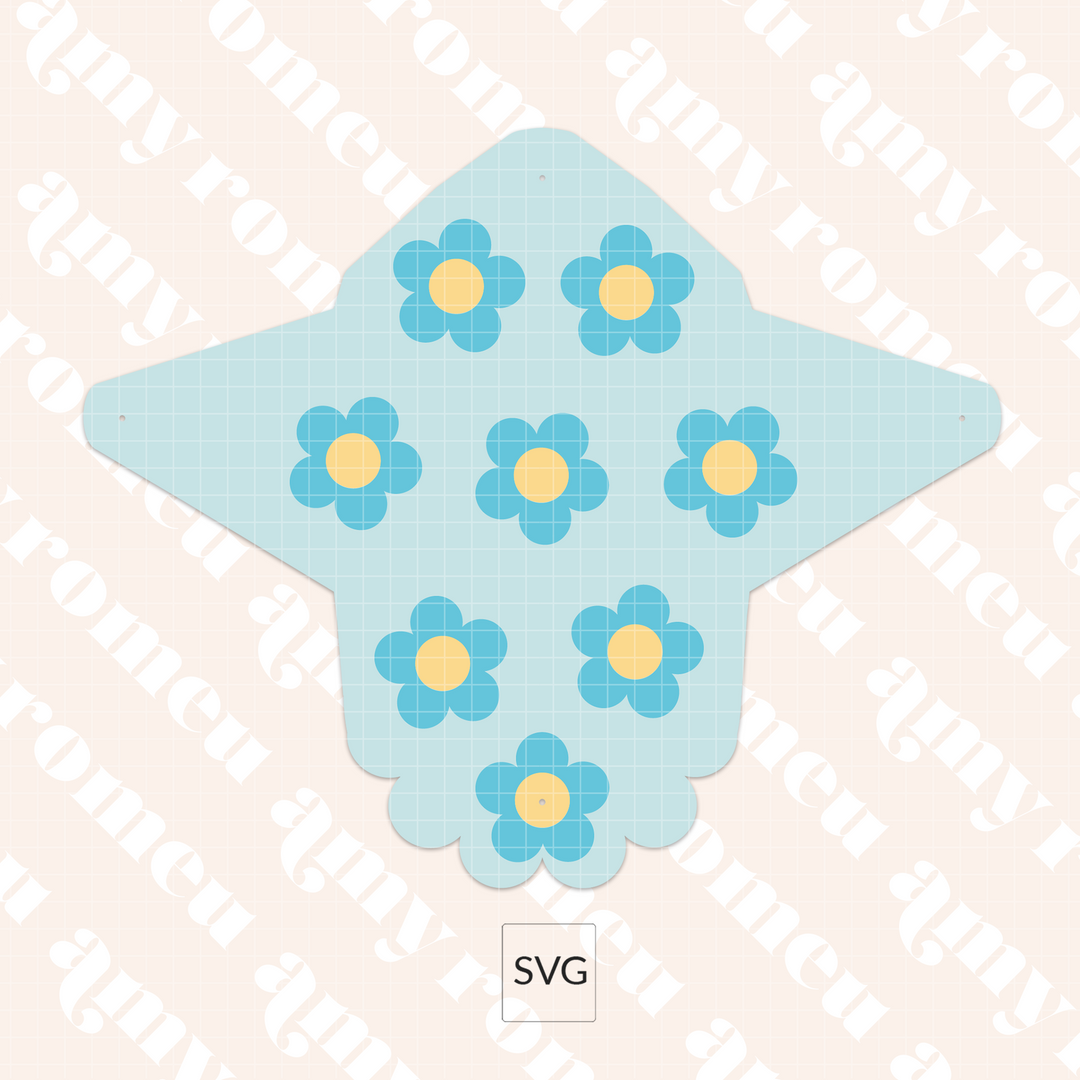 Set of 2 Summer Ice Cream & Flower Coin Wallets SVGs