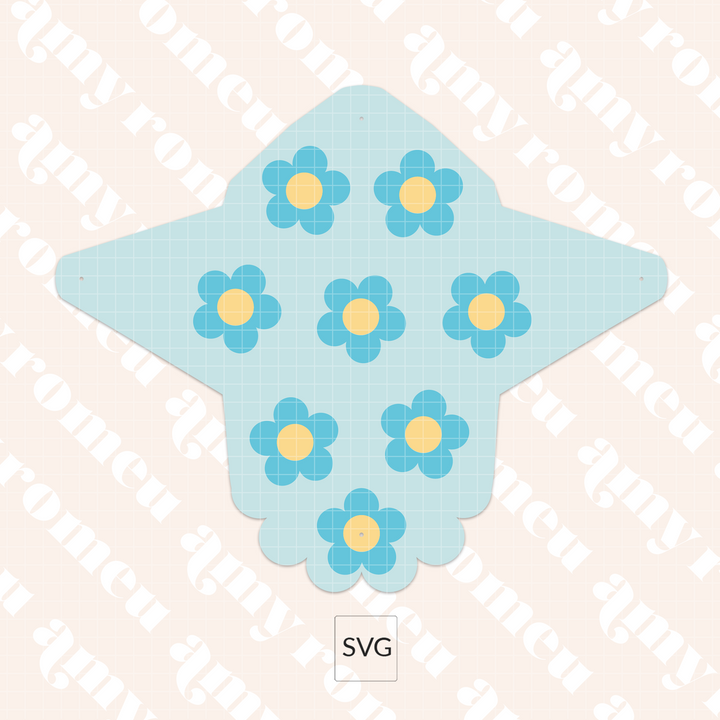 Set of 2 Summer Ice Cream & Flower Coin Wallets SVGs