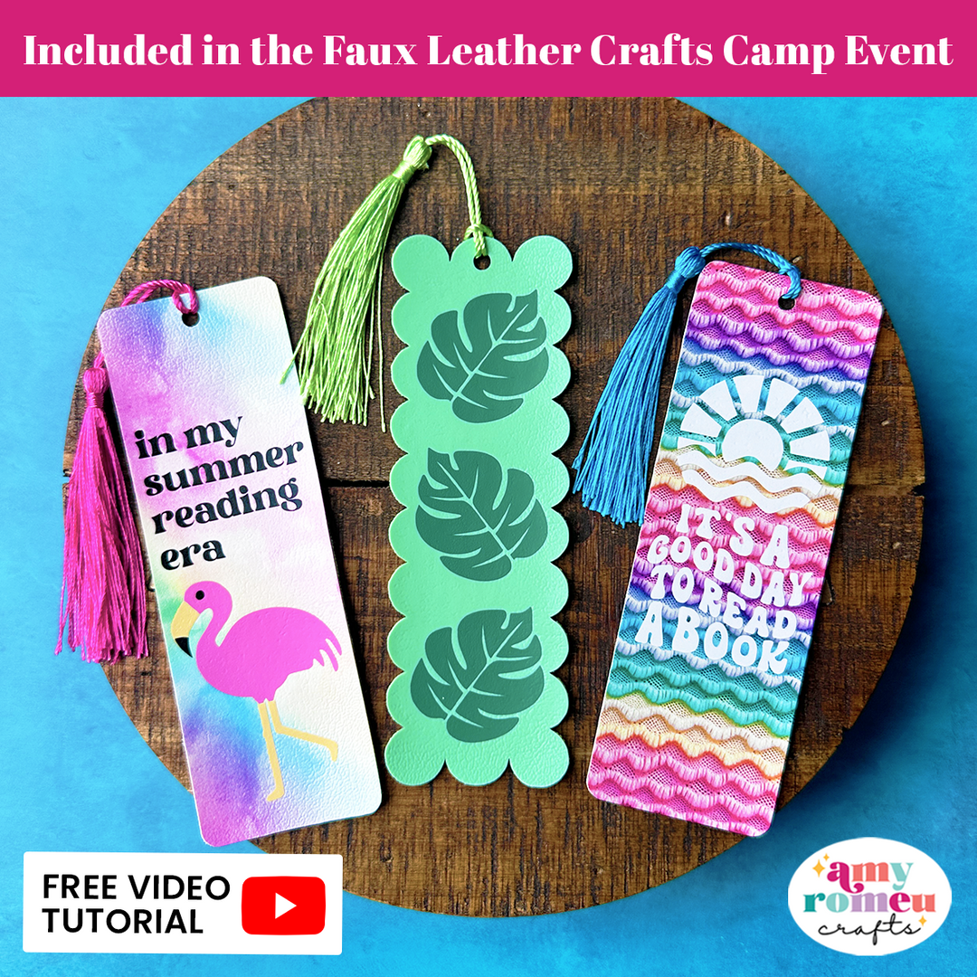 Set of 3 Summer Bookmarks SVGs