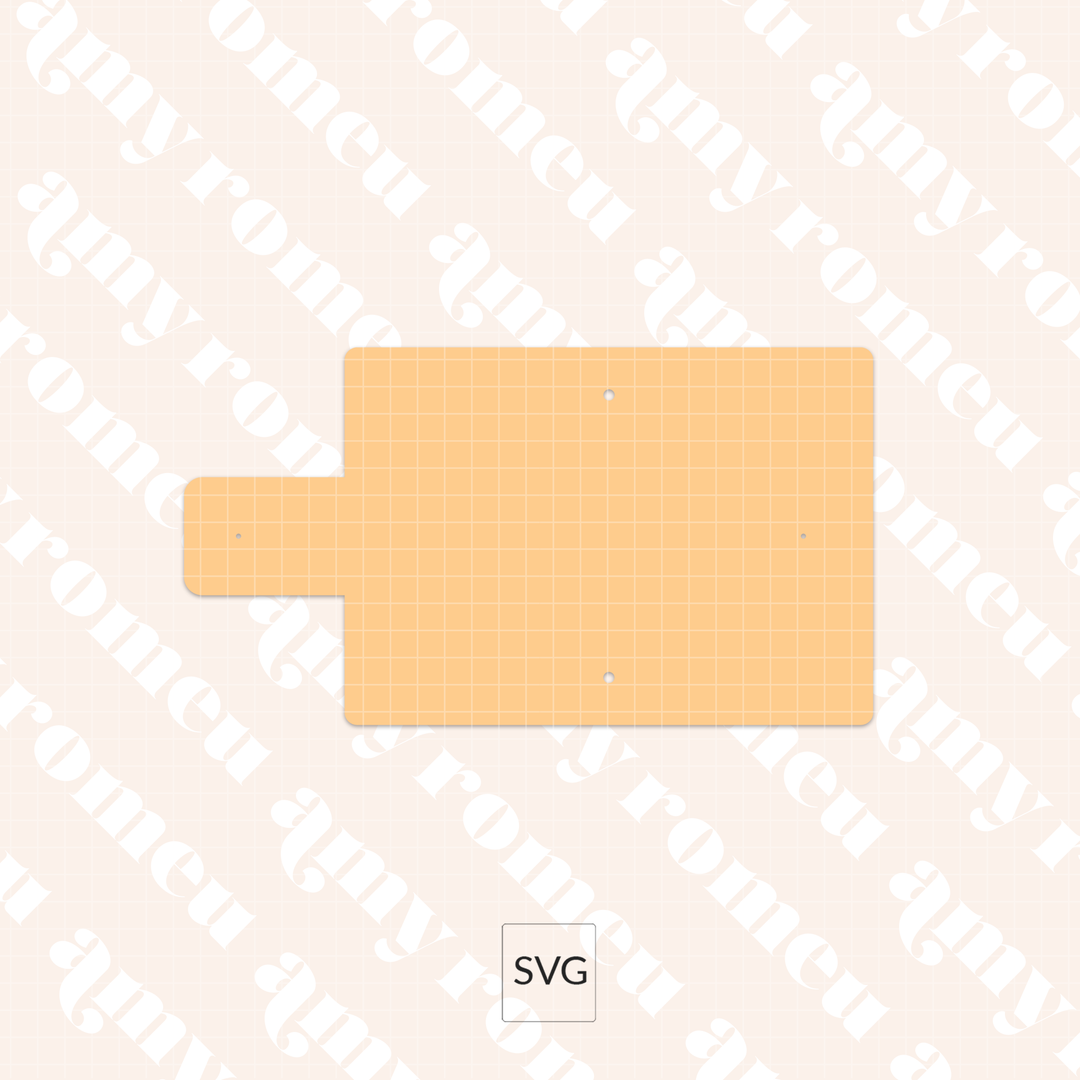 Faux Leather Mini Notebook Cover SVG