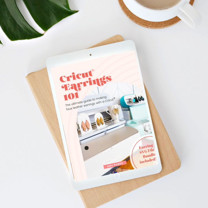 Cricut Earrings 101 Workbook and Earring Template Bundle