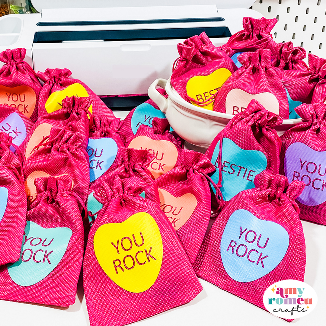 Candy Hearts Goody Bag SVG Bundle