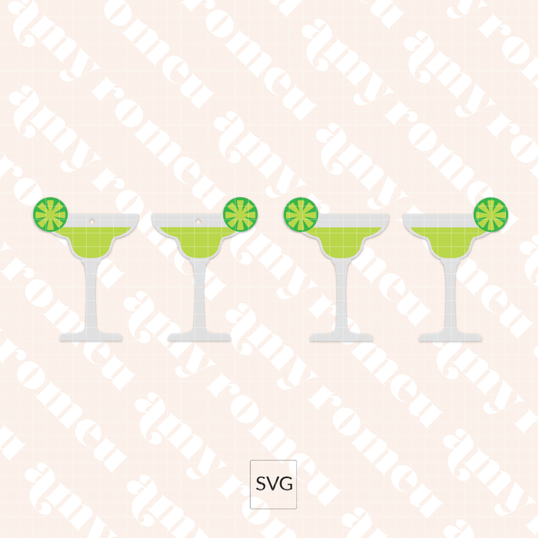 Margarita Earrings SVG