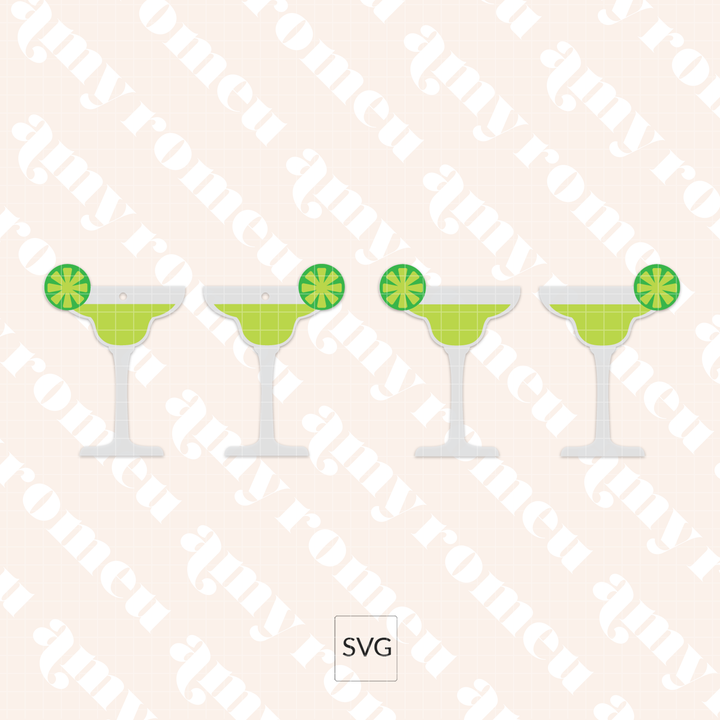 Margarita Earrings SVG
