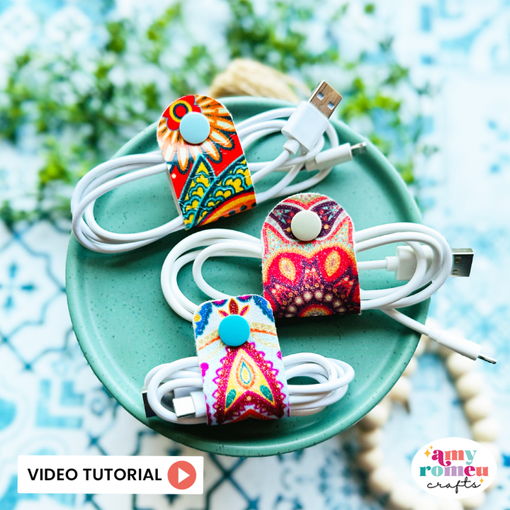 Faux Leather Cord Keeper SVGs & Video Tutorial