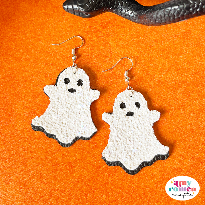 Halloween Faux Leather Earrings SVG Bundle