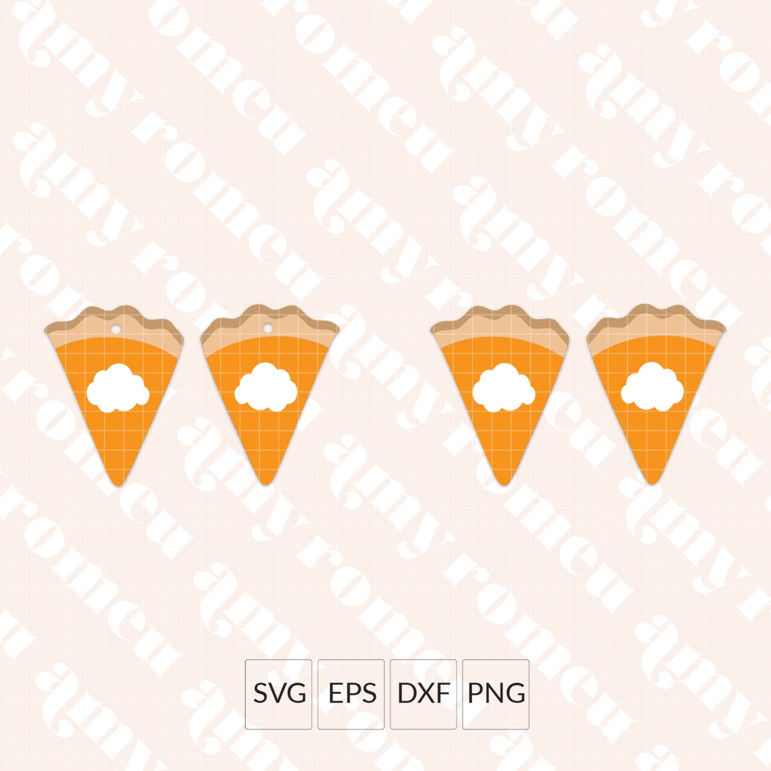 Pumpkin Earrings Mini SVG Bundle #1