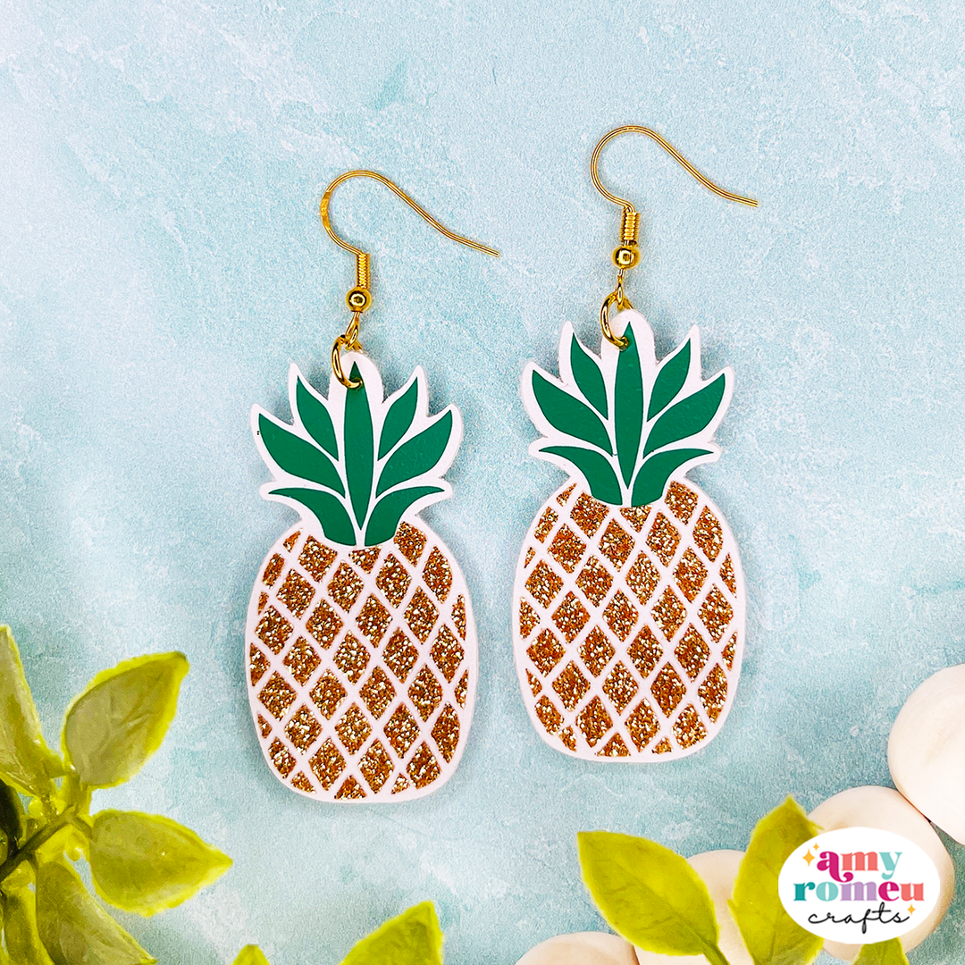 Pineapple Earrings SVG