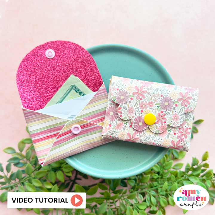 Faux Leather Card Wallet SVGs with Video Tutorial