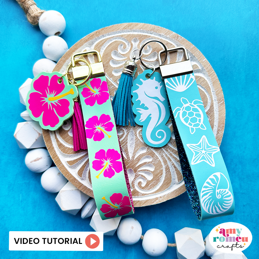 Summer Key Fob Wristlet SVGs