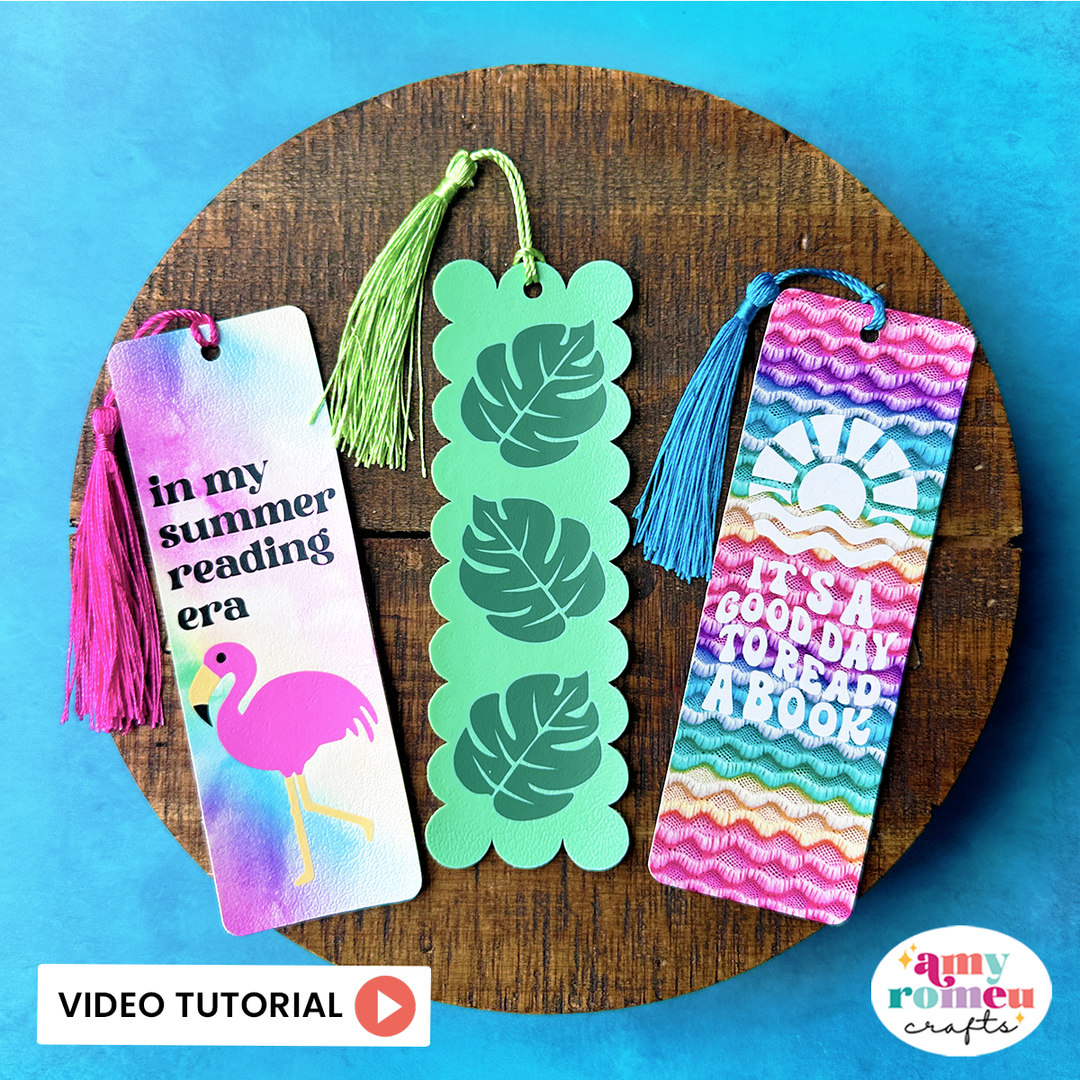 Set of 3 Summer Bookmarks SVGs