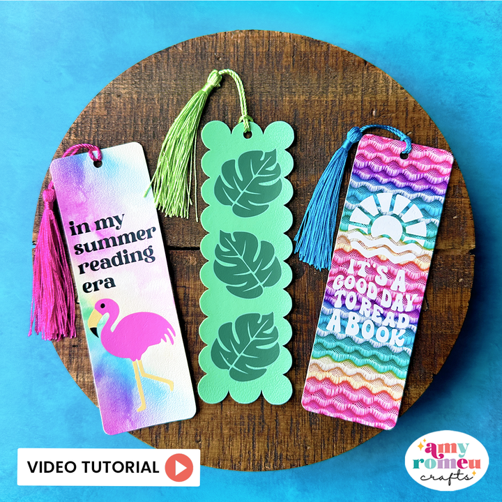 Set of 3 Summer Bookmarks SVGs