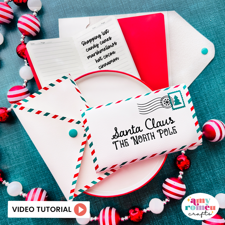Letter to Santa Notebook Cover SVG & Video Tutorial