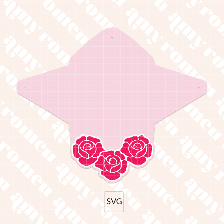 Rose Card Wallet SVG & Written Tutorial