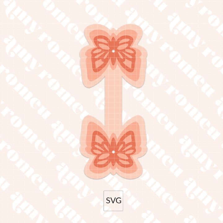 Faux Leather Layered Butterfly Keychain SVG & Written Tutorial
