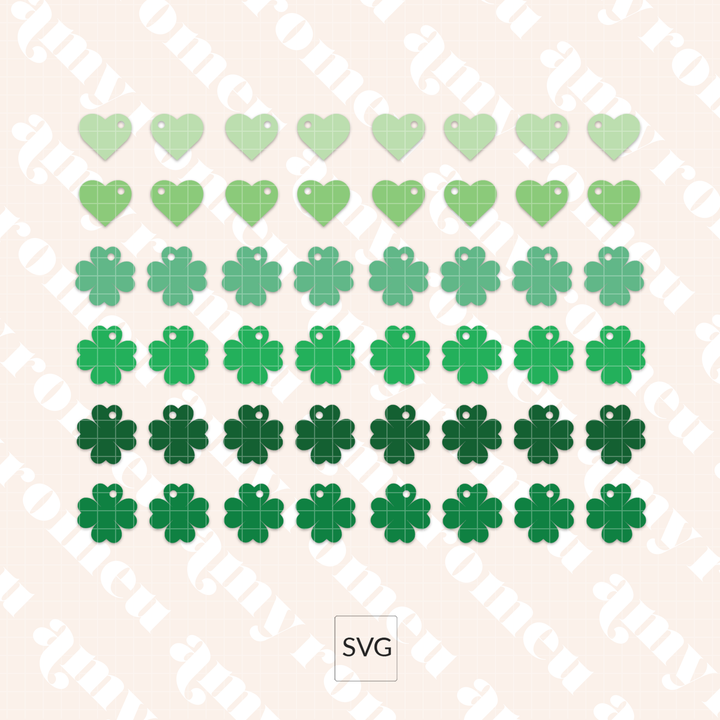Faux Leather Clover Charm Bracelet SVG & Written Tutorial