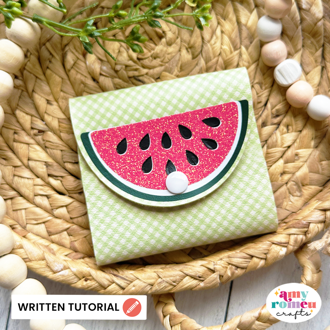 Watermelon Post It Note Holder SVG & Written Tutorial