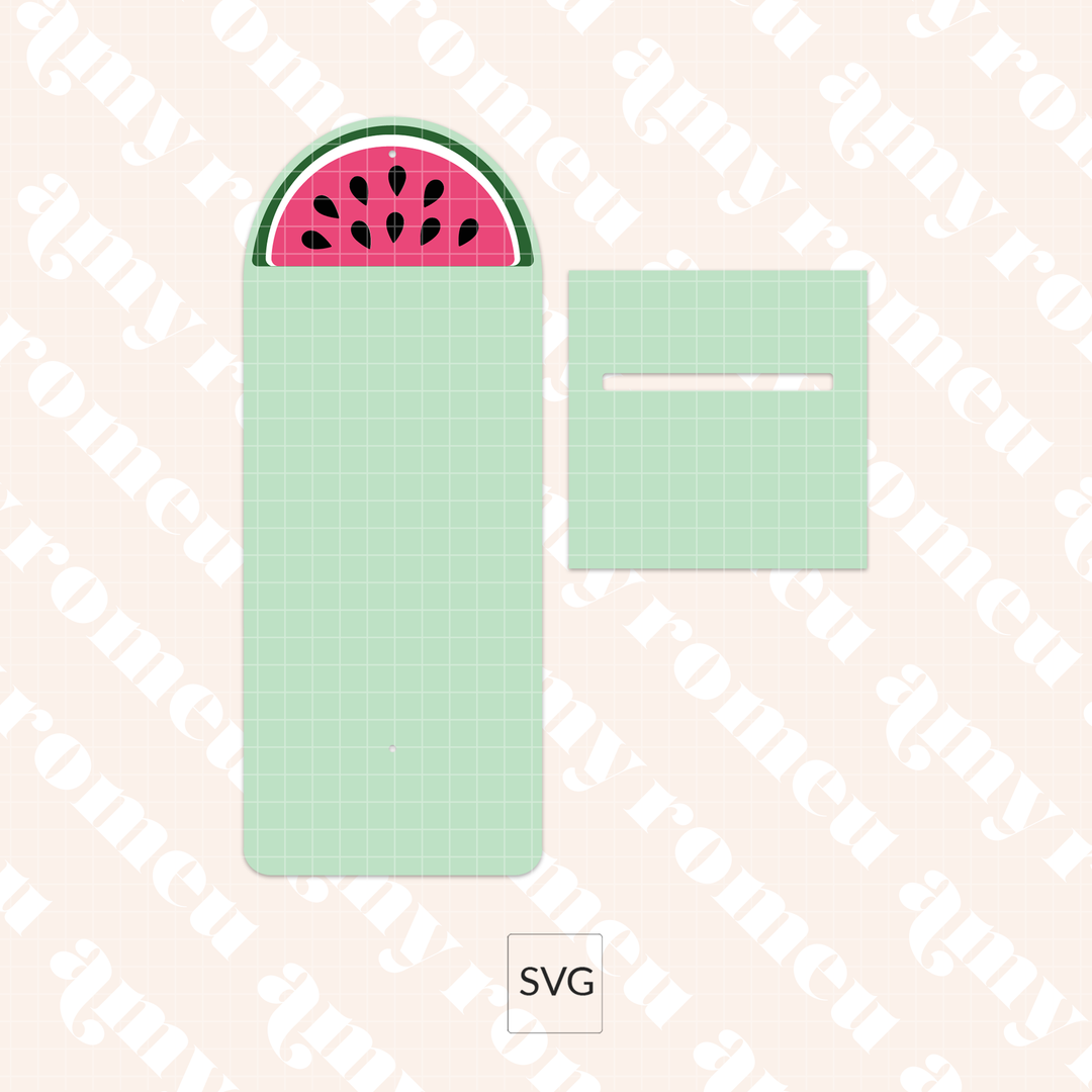 Watermelon Post It Note Holder SVG & Written Tutorial