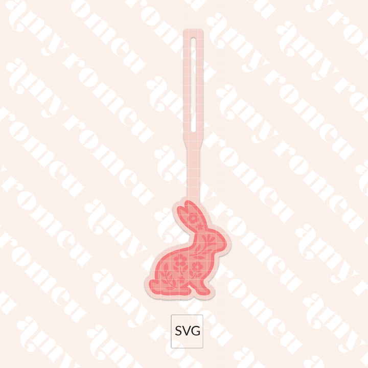 Faux Leather Spring Bunny Purse Charm SVG & Written Tutorial
