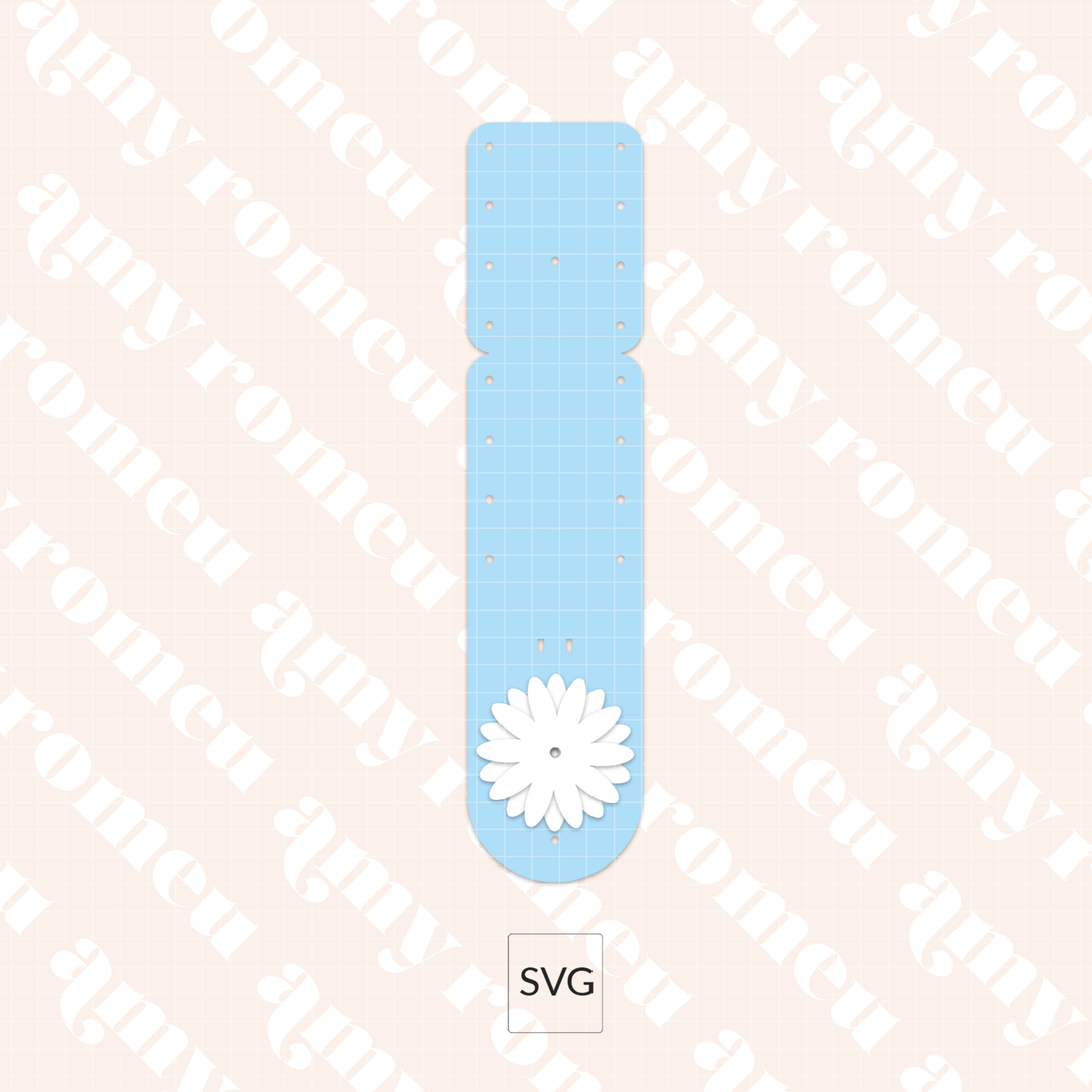 Faux Leather Daisy Lip Balm Holder SVG & Written Tutorial