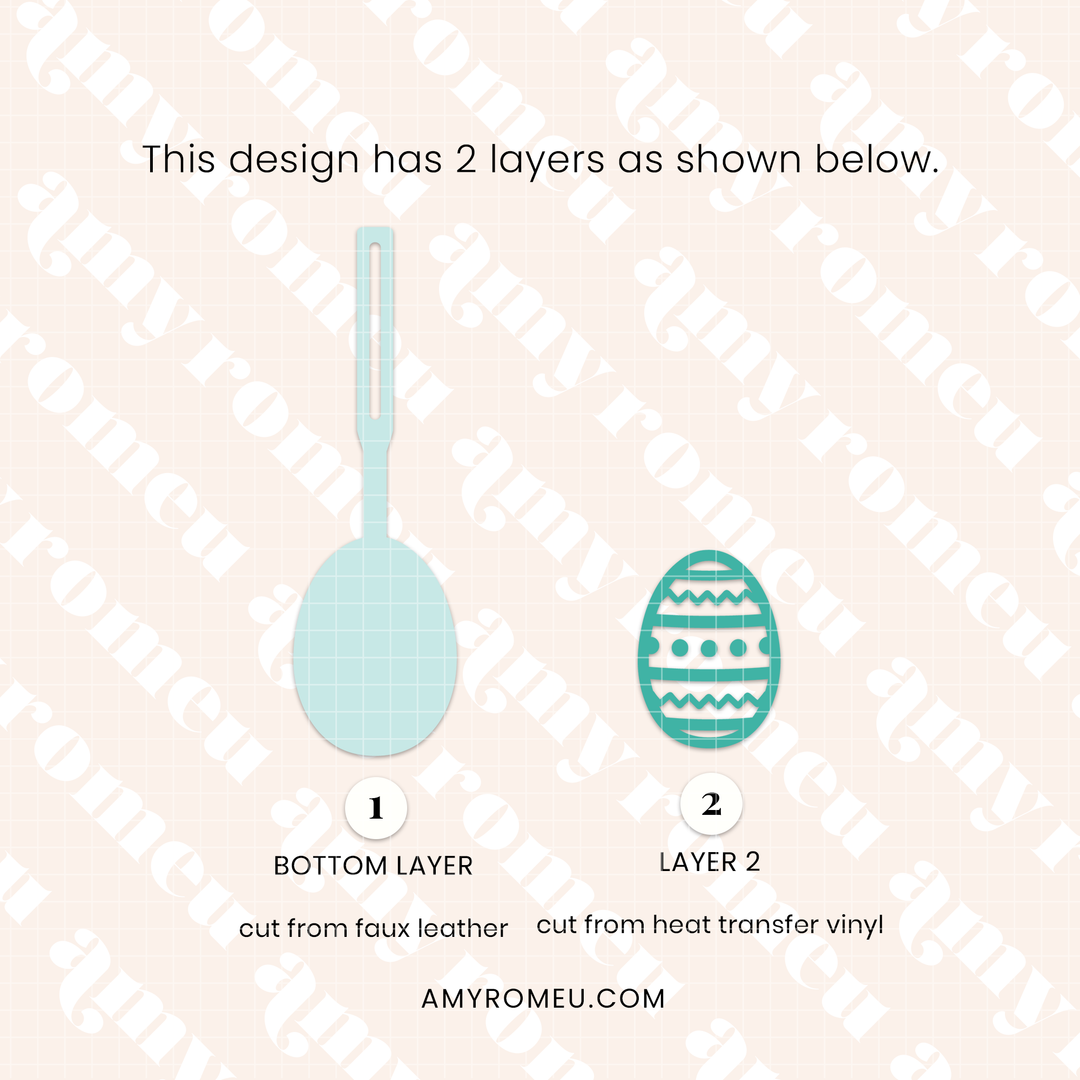 Faux Leather Easter Basket Tags SVG & Written Tutorial