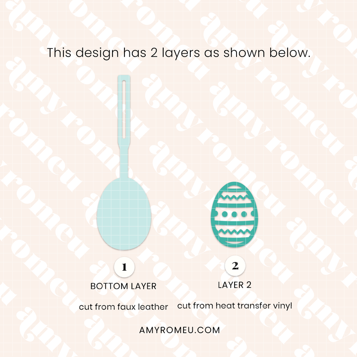Faux Leather Easter Basket Tags SVG & Written Tutorial