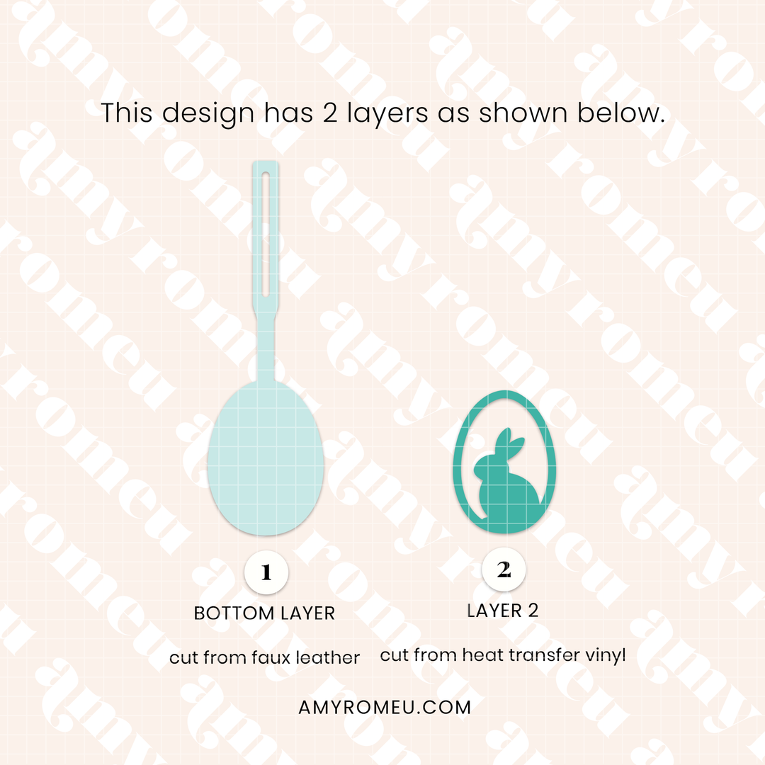 Faux Leather Easter Basket Tags SVG & Written Tutorial