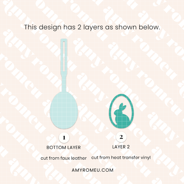 Faux Leather Easter Basket Tags SVG & Written Tutorial