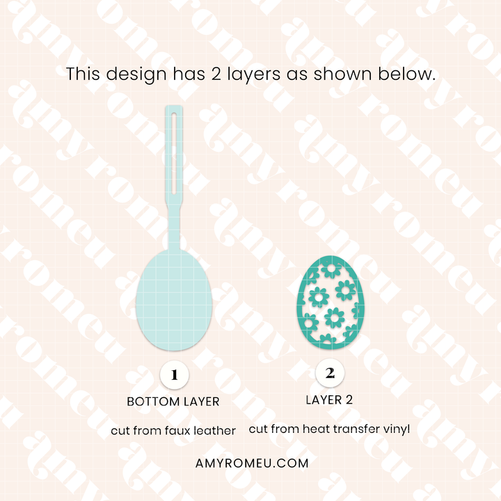 Faux Leather Easter Basket Tags SVG & Written Tutorial