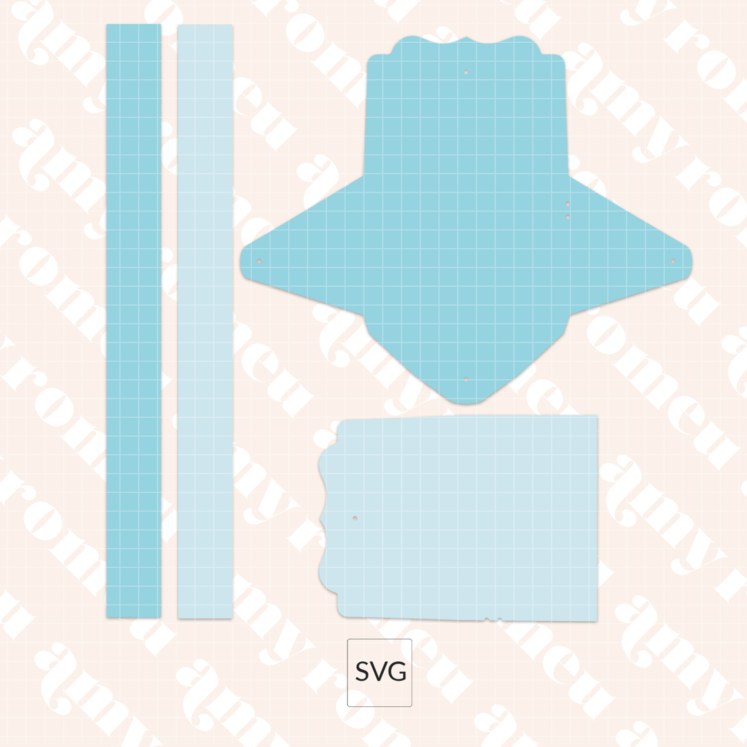 Faux Leather Card Wallet and Wristlet SVG