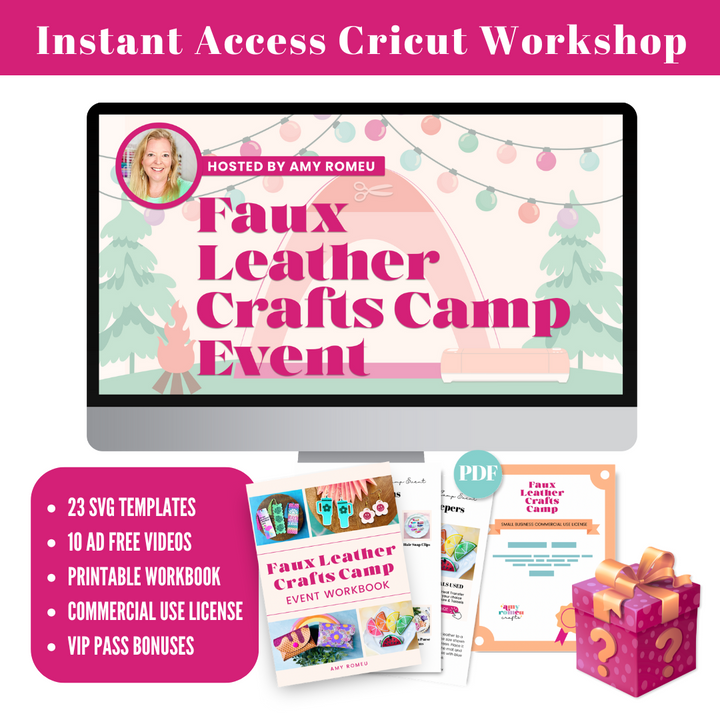 Faux Leather Crafts Camp Event Replay & VIP Pass