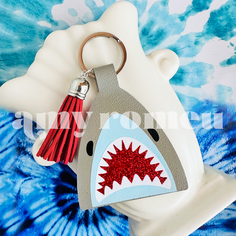 Shark Keychain SVG