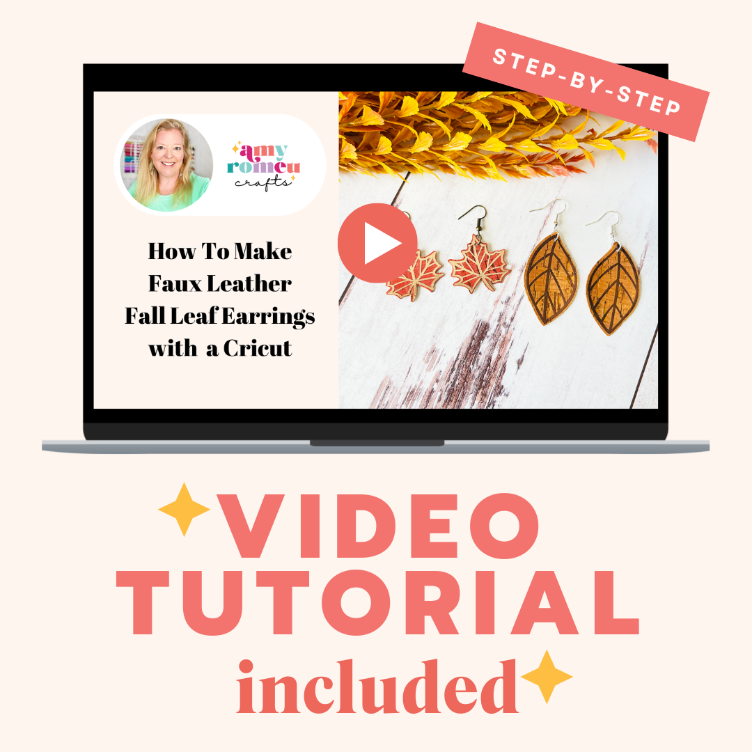 Autumn Leaves Maple Leaf Earrings SVG Files