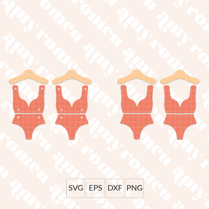 Bikini Earrings SVG