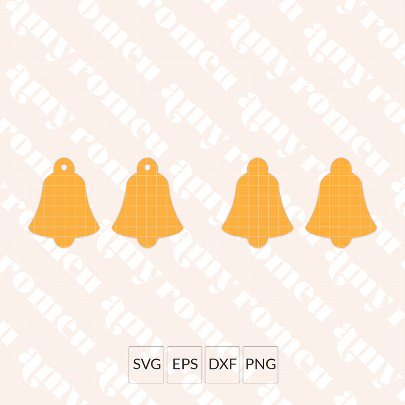Bell Earrings SVG