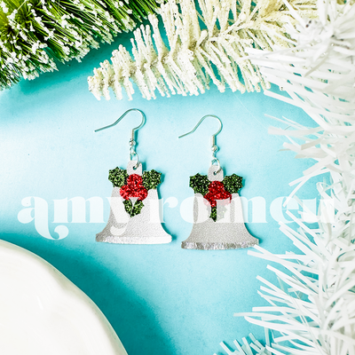 Christmas Bell Earrings SVG